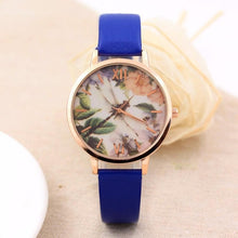 Load image into Gallery viewer, Fashion &amp; Casual Watch Women dragonfly Retro Leather Band Quartz Analog Wrist Watch 6 Colors Watches reloj hombre