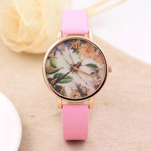 Load image into Gallery viewer, Fashion &amp; Casual Watch Women dragonfly Retro Leather Band Quartz Analog Wrist Watch 6 Colors Watches reloj hombre